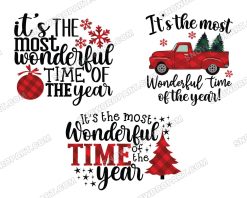 3 Its The Most Wonderful Time Of The Year Svg Bundle