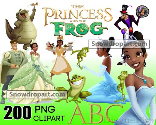 200 The Princess And The Frog Png Bundle, Tiana Png