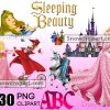 130 Sleeping Beauty Png Bundle, Aurora Png, Aurora Birthday