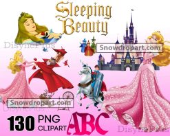 130 Sleeping Beauty Png Bundle, Aurora Png, Aurora Birthday