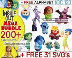 200 Inside Out Png Bundle, Inside Out Birthday, Emotions Clipart