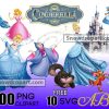 200 Cinderella Png Bundle, Cinderella Png, Cinderella Birthday