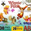 330 Winnie The Pooh Png Bundle, Pooh Clipart, Pooh Birthday