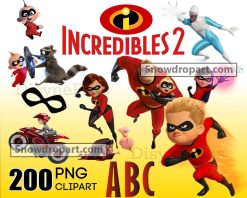 200 Incredibles 2 Png bundle, Incredibles 2 Clipart