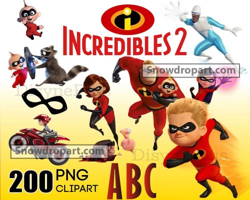 200 Incredibles 2 Png bundle, Incredibles 2 Clipart