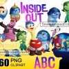 160 Inside Out Png bundle, Inside Out Clipart, Inside Out Font