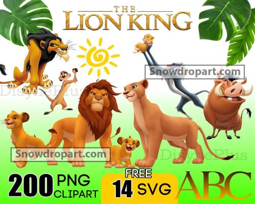 200 The Lion King Png Bundle, Lion King Birthday, Lion King Font