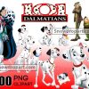 100 101 Dalmatians Png Bundle, 101 Dalmatians Clipart