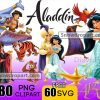 380 Aladdin Png Bundle, Jasmine Png, Aladdin Birthday