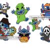 7 Halloween Stitch Svg Bundle, Halloween Svg, Lilo And Stitch Svg