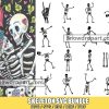 17 Dancing Skeleton Svg Bundle, Halloween Svg, Skeleton Svg