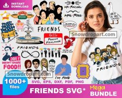 1000 Friends Svg Bundle, Friends Birthday, Friends Cut Files