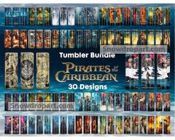 30 Pirates Of The Caribbean Tumbler Png Bundle