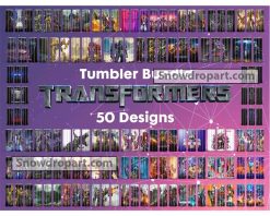 50 Transformers Tumbler Png Bundle, Rise Of The Beast