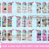 15 Cat And Dog Sippy Cup Flip Top Tumbler Png Bundle