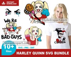 10 Harley Quinn Svg Bundle, Joker Svg, Suicide Squad Svg