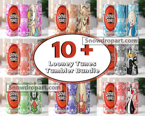 10 Looney Tunes Tumbler Png Bundle, Lola Bunny Tumbler