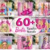 60 Barbie Tumbler Png Bundle, Sublimation Tumbler