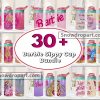 30 Barbie Sippy Cup Flip Top Tumbler Png Bundle