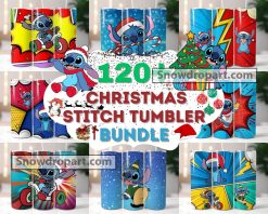 120 Christmas Stitch Tumbler Png Bundle, Christmas Tumbler Png
