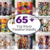 65 Toy Story Tumbler Png Bundle, Disney Tumbler Png