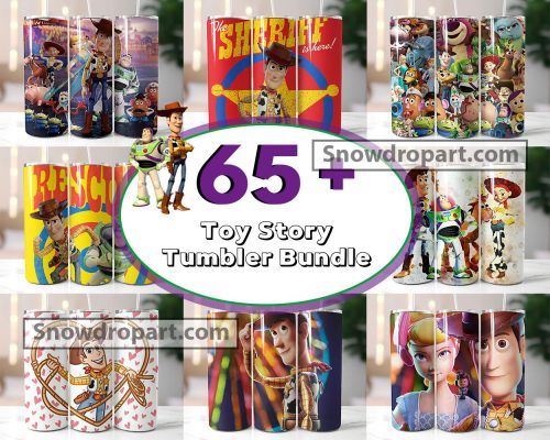 65 Toy Story Tumbler Png Bundle, Disney Tumbler Png